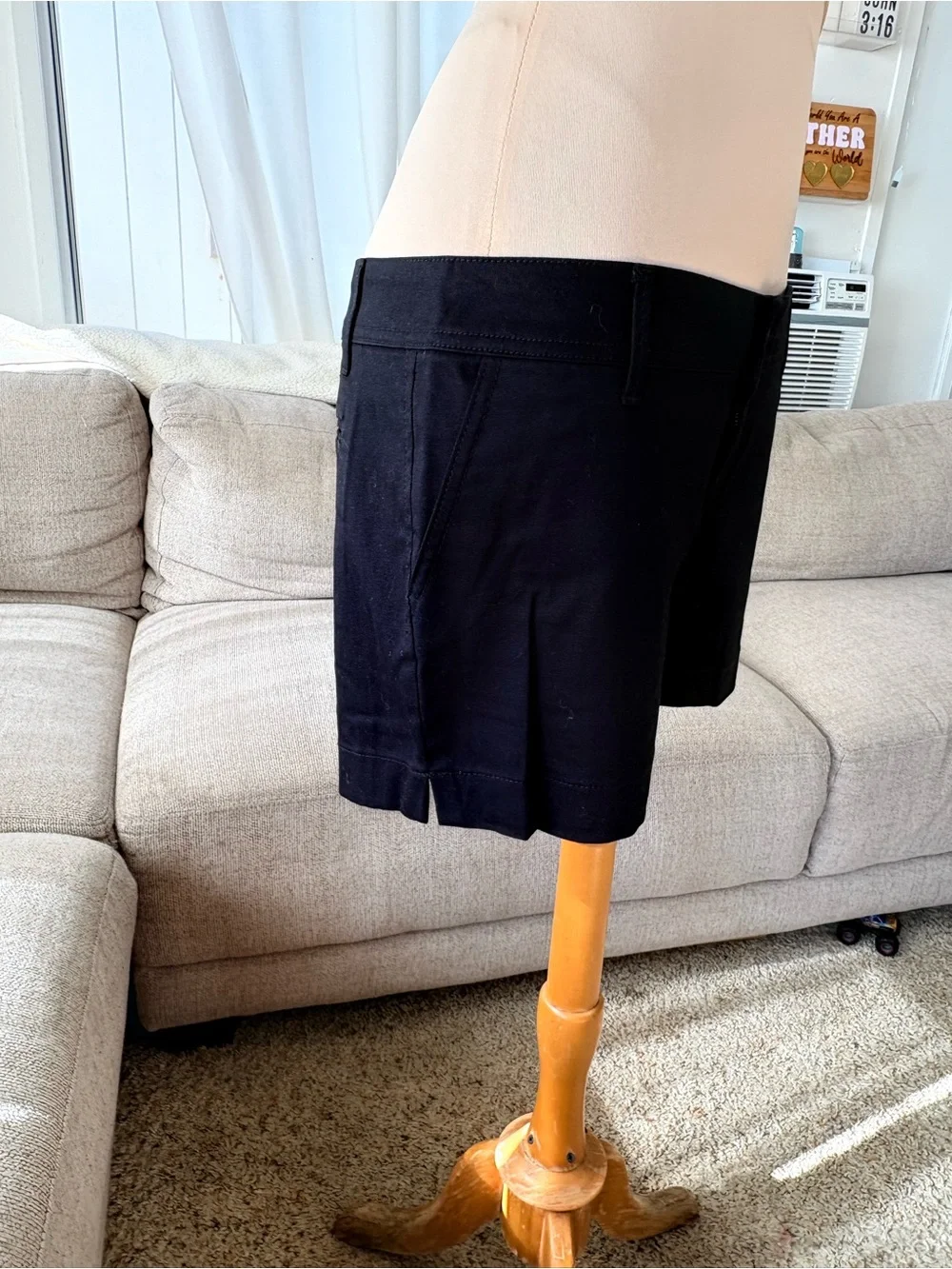 Women’s Dickies Black Flat Front women’s Shorts